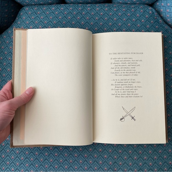 Vintage Treasure Island Novel by Robert Louis Stevenson Readers Digest Hardcover - Picture 8 of 13